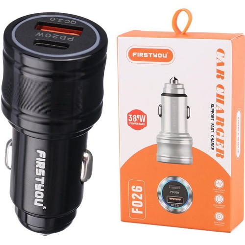 شارژر فندکی Firstyou مدل F026 فست شارژ 38w