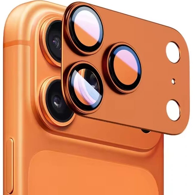 محافظ لنز دوربین گوشی اپل مناسب iPHONE 17 Pro max با پوشش کامل