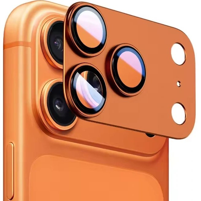 محافظ لنز دوربین گوشی اپل مناسب iPHONE 17 Pro max با پوشش کامل