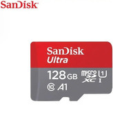 کارت حافظه 128 گیگ MicroSDXC سن دیسک مدل Ultra کلاس 10 استاندارد UHS-I U1 سرعت 140MBps ظرفیت 128 گیگابایت