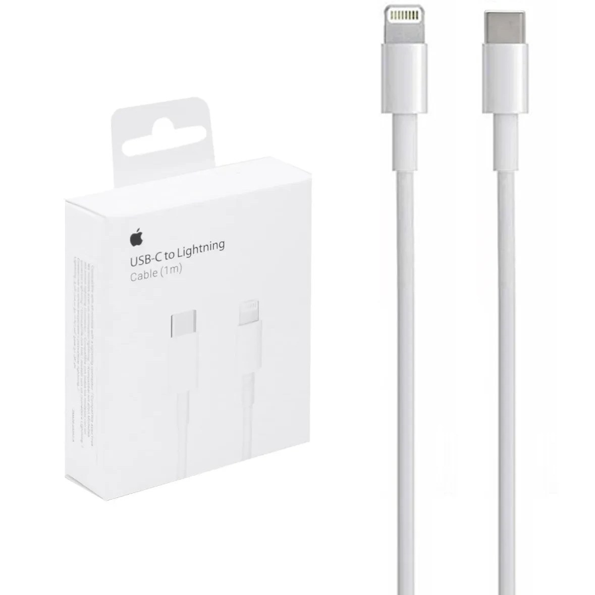 کابل تبدیل USB-C به لایتنینگ اپل طول 1 متر اورجینال